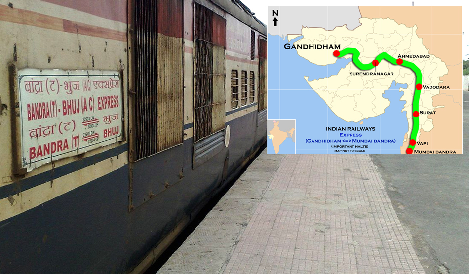 EXTENSION OF BANDRA TERMINUS – GANDHIDHAM SUPERFAST EXPRESS UPTO BHUJ