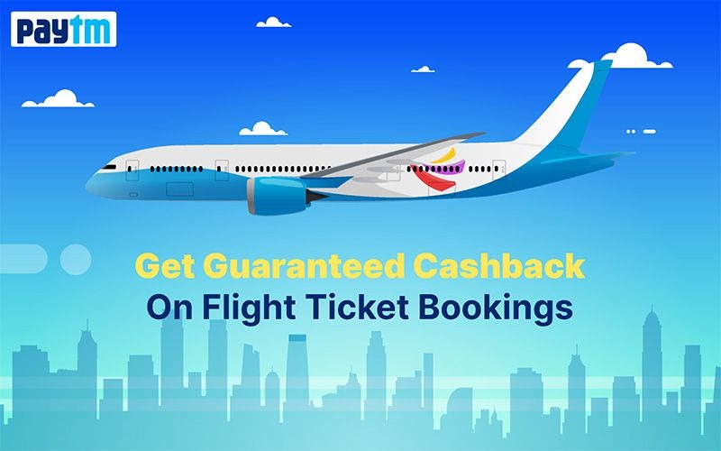 Book airline ticket via Paytm and get 14% instant discount